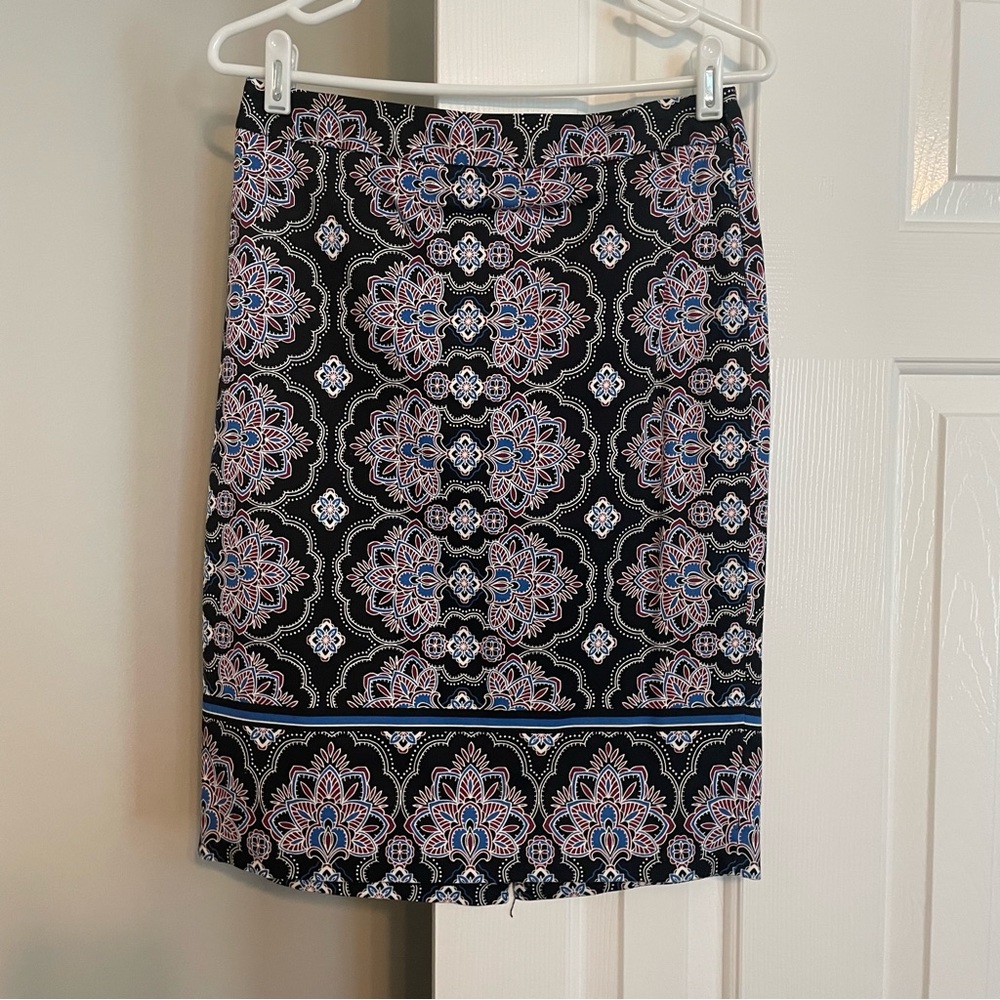 Pattern Pencil Skirt